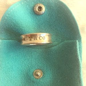 Tiffany&Co 1837 silver band ring